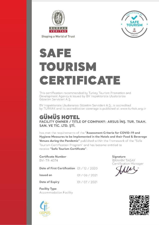 Gumus Hotel Arsuz Екстериор снимка